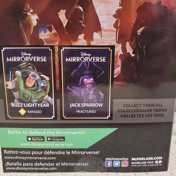 Disney Mirrorverse Captain Jack Sparrow 7" Action Figure Johnny Depp - Picture 8 of 13